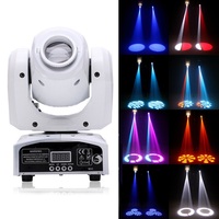 Aluminiumlegierung und PVC DMX-Lichter Moving Head Light 8-teiliger Effekt-Muster-LED-Projektor Mini-Beam-Licht