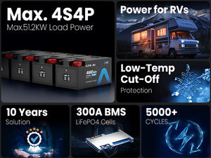 Batteria al Litio 12V 460Ah 100AH 200AH 300AH 560AH per Camper, Barca, Solare, Furgone Camperizzato - Disponibile in Stock UE - Product Image 2