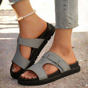 Hot-selling Fashion Trend Hard-Wearing Platform Sizes 36-43 Fish Mouth Slides Soft Sole Casual Outdoor <b>Beach</b> <b>Sandals</b> <b>for</b> <b>Women</b> - Product Image 3