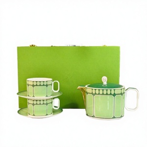 Classic Light Luxury <b>Pink</b> Ceramic Bone China Tea Set with Eco-Friendly Cups Saucer Stocked <b>Gift</b> <b>Box</b> for Hotels & Wedding <b>Gifts</b> - Product Image 4