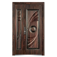Factory-Direct Vintage Design Mini porte double de sécurité en acier pour l'entrée de la maison et la villa