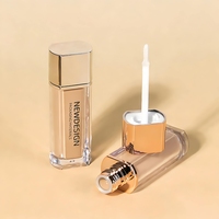 Envases Cosméticos Personalizados con Logotipo, Tapas de Rosca ABS Ecológicas, Tubos Cuadrados Vacíos para Brillo Labial de 10g