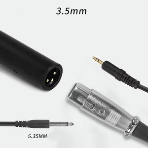 Microfono per Interviste all'Aperto, Professionale per Trasmissioni in Diretta, Cablato, per Fotocamere Reflex e Registrazione <span class=keywords><strong>Notizie</strong></span> - Product Image 3