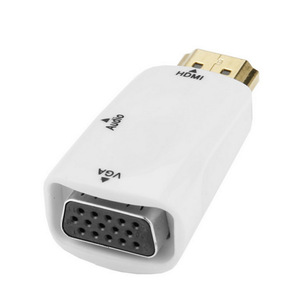 Convertidor HDMI a VGA con salida de audio, adaptador de plástico para conexión de pantalla de monitor de computadora - Product Image 3