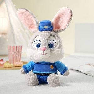 Peluche Ufficiale di Zootopia Nick e Judy, Poliziotti Leopardi, Serie Happy, Giocattolo in Cotone PP, Bambola per Macchina a Pinza - Product Image 3