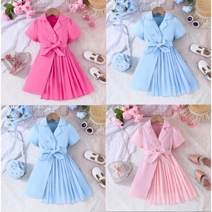 Nouvelle robe tendance transfrontalière d'<span class=keywords><strong>Europe</strong></span> et d'Amérique, avec ceinture à la taille et manches bouffantes - Product Image 6