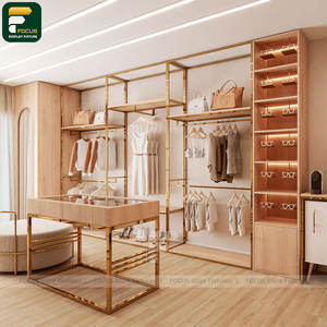 ชั้นวางเสื้อผ้าเคลือบสีฝุ่นแบบแข็งแรงทนทานสำหรับร้านค้าปลีก - Product Image 2