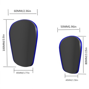 Parastinchi Leggeri in <span class=keywords><strong>Plastica</strong></span> per Calcio, Protezioni Gambe per Allenamento e Sport all'Aperto, Adatti a Bambini e Adulti - Product Image 5