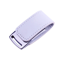 Memoria USB 2.0 de Cuero Personalizada con Hebilla Metálica, Alta Velocidad, Logotipo Personalizado, 1GB-256GB, 1 Año de Garantía, Molde Privado