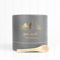 Résine de Shilajit Pure 50G Marque Blanche, 30G Naturelle Pure de l'Himalaya, 80% Acide Fulvique Qualité Alimentaire, OEM