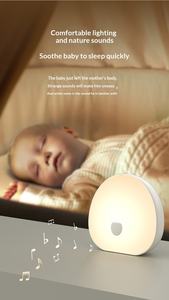 Máquina de Ruido Blanco para Dormir al por Mayor con Sonidos Relajantes, Luz Nocturna LED Recargable Táctil, Audio Relajante y Lámpara para Bebés - Product Image 3