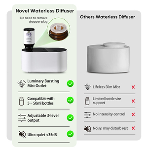 Nhà máy tính để bàn USB không dùng nước mùi hương khuếch tán nhỏ Máy phun sương 100% tinh khiết tinh dầu hương thơm không dùng nước khuếch tán - Product Image 3