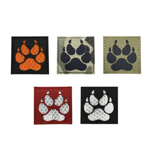 Off-The-SHELF ngoài trời Dog Paw Bag với hồng ngoại Mỹ cờ K9 Dog Paw K-9 chiến thuật tinh thần Ba lô vá - Product Image 2