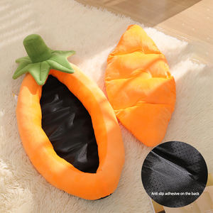 Caseta Ecológica para Mascotas, Perros, Gatos y Animales Pequeños, Gruesa, Cálida, de Invierno, Semicerrada, con Asa de Hoja Verde Súper Suave, 100% - Product Image 4