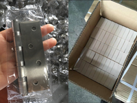 Charnière à roulement silencieux en acier inoxydable 4*3*3.0mm, 4 pouces, pour porte intérieure en bois, prix usine
