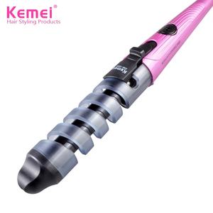 Kemei KM1026 Elektrischer Haar glätter 10 220V Werkzeug Locken wickler Roller 50W <span class=keywords><strong>Pro</strong></span> Spiral Lockens tab Zauberstab Curl Styler - Product Image 2