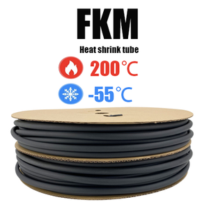 Tube thermorétractable en <span class=keywords><strong>fluoroélastomère</strong></span> de protection d'isolation résistant aux hautes températures de 200 degrés/fkm - Product Image 5