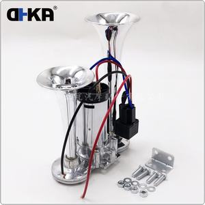 <span class=keywords><strong>Klaxon</strong></span> de voiture miniature en plastique blanc DHKA, style populaire, 12V 20A 130dB pour moto, bus, bateau avec relais de <span class=keywords><strong>klaxon</strong></span> AS042TC - Product Image 3