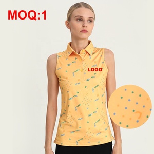En stock, <span class=keywords><strong>polo</strong></span> <span class=keywords><strong>de</strong></span> sport sans manches pour femmes, imprimé par sublimation, anti-accrocs, respirant, <span class=keywords><strong>de</strong></span> haute qualité - Product Image 1