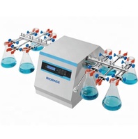BIOBASE-coctelera ajustable para laboratorio de SK-W810, agitador de muñeca con 12 frascos, velocidad de 50-600rpm