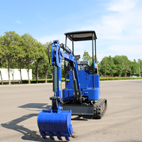 Mini-excavatrice électrique ANTS ME15 72V 1,5 tonne, excavatrice sur chenilles pour travaux de construction en intérieur et jardinage