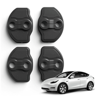 Compatible avec Tesla Model 3/Y, protections pour les poignées de porte, matériau en élastomère thermoplastique, installation par clipser.