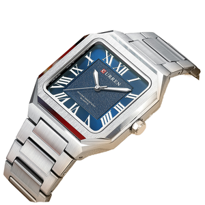 For 8457 Luxury Cartoon Coin Business Quartz Wristwatch Stainless Steel Band Waterproof 3BAR Men's <b>Watch</b> - Product Image 1