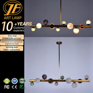 Nordic Minimalist Crystal <b>Pendant</b> Lights Living Room Hanging Lamps Creative Art Home Decor <b>Lighting</b> Entrance Foyer Lamp - Product Image 6