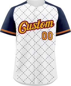 Vêtements de sport maillot de baseball des années 90 Hip Hop chemises de sport boutonnées numéro de nom cousu personnalisé pour hommes femmes jeunes - Product Image 4