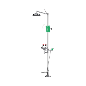 Estación de <span class=keywords><strong>Ducha</strong></span> de Emergencia con Lavaojos para Protección Personal, <span class=keywords><strong>Ducha</strong></span> de <span class=keywords><strong>Seguridad</strong></span> de Acero Inoxidable para <span class=keywords><strong>Laboratorio</strong></span> y Estación Lavaojos - Product Image 1