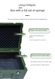 Heavy Duty Polished Surface 190x46x47cm Car Storage <b>Box</b> for Outdoor Camping Gear <b>Tools</b> Equipment Transport Organizer Storage <b>Box</b> - Product Image 4