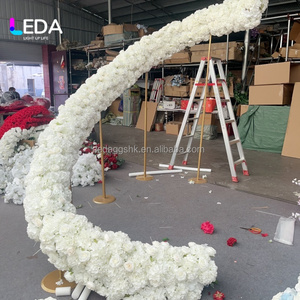 Arco de Boda LEDA Elegante en Forma de S, Color Blanco, Decoración para Bodas, Arco Grande para Flores, Decoración para Eventos - Product Image 4