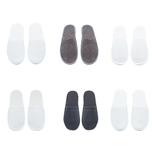 <b>Cheap</b> Wholesale Luxury Disposable Hotel <b>Slippers</b> for Guest Room <b>Cheap</b> Unisex <b>Slippers</b> Custom With Logo for Spa and Bath - Product Image 1