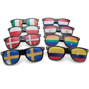 UV400 personnalisé pas cher Football World Games lunettes de <span class=keywords><strong>soleil</strong></span> lunettes de <span class=keywords><strong>soleil</strong></span> <span class=keywords><strong>avec</strong></span> impression de <span class=keywords><strong>drapeau</strong></span> de pays sur la lentille - Product Image 4