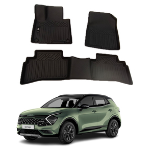 Alfombrillas de Goma Ecológicas Antideslizantes e Impermeables para Automóviles, Alfombrillas 3D de TPE para <span class=keywords><strong>SPORTAGE</strong></span> <span class=keywords><strong>2022</strong></span> - Product Image 1