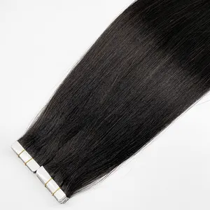 Lâu dài tốt nhất chất lượng hàng đầu vô hình băng trong phần mở rộng tóc 100% đầy đủ lớp biểu bì phù hợp tiêm Băng tóc con người