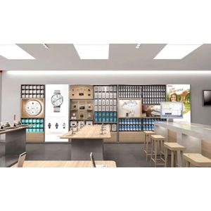 Caja del teléfono Diseño de mesa de mostrador para la decoración de la tienda de reparación de teléfonos <span class=keywords><strong>Tiendas</strong></span> de relojes de teléfonos móviles usados - Product Image 2