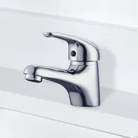 Cost-effective classic chrome basin faucet hot & cold water brass bathroom mixer tap