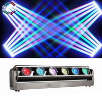 Projecteur LED 6x80W RGBW 4-en-1 à tête mobile pour DJ, discothèque, spectacle, fête, bar, danse