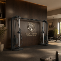Peralatan Fitness Desain Baru Ekspor Langsung Pabrik, Cable Crossover Komersial & Rumah Tangga dengan Pin Loaded dan Bergaransi