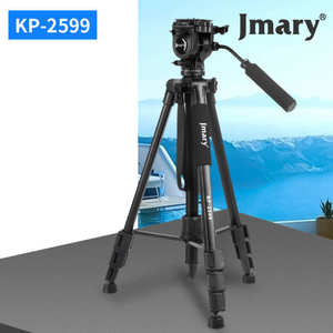 Jmary KP2599 professionnel en alliage d'aluminium tête fluide monopode support caméra vidéo trépied - Product Image 2