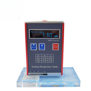 GOYOJO Digital <b>Pocket</b> Surface Roughness Tester Meter (RaRzRq Rt) 1.25mm 4.0mm Black <b>Plastic</b> Low Variability 6% 1 Year Warranty - Product Image 1