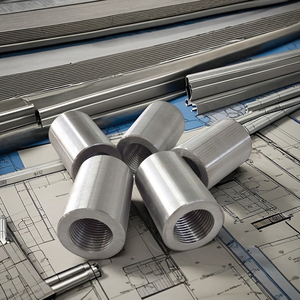 Xây Dựng Sử Dụng Thép Gia Cố Chủ Đề Thanh Coupler Bền Thép Kết Nối Cốt Thép Mối Nối Khớp Nối - Product Image 6