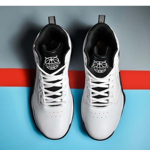 Men's High-Top Anti-Slip Running Basketball Sneakers New Large Size White Mesh Transparent <b>Balloon</b> Fashion - Product Image 4