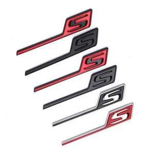 Autocollants emblèmes de logo <span class=keywords><strong>S</strong></span> 3D réutilisables en ABS pour coffre de voiture Mercedes pour <span class=keywords><strong>A45</strong></span> W176 CLA45 C117 C63 W205 E63 W212 GLA45 X156 GLC GLE - Product Image 5