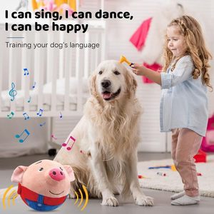 Chất Lượng Cao Điện Tử Con Chó Tương Tác Con Chó Đồ Chơi Phim Hoạt Hình Lợn Đồ Chơi Vật Nuôi Sang Trọng Nhảy Bóng Có Thể Bắt Cchước Âm Thanh Đồ Chơi - Product Image 3