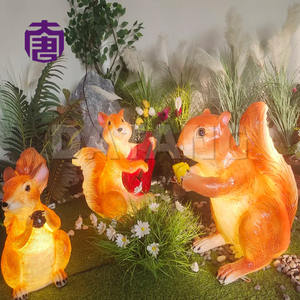 Luz LED 3D de ardilla personalizada, impermeable IP65, para decoración de paisajes exteriores, parques y patios, iluminación festiva para jardines. - Product Image 6