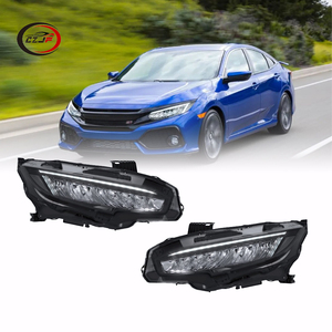 CZJF Usine Modifié Full LED Phares Phare 4 <span class=keywords><strong>Portes</strong></span> Avant Lampe Pour <span class=keywords><strong>Honda</strong></span> <span class=keywords><strong>Civic</strong></span> 2016 2017 <span class=keywords><strong>2018</strong></span> 2019 2020 - Product Image 2