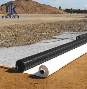 Géotextile non tissé aiguilleté PET/PP pour les décharges et la construction routière, tissu géotextile filtrant pour l'aménagement paysager - Product Image 1