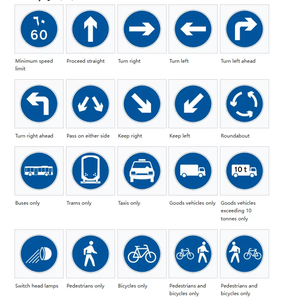 Panneaux <span class=keywords><strong>de</strong></span> signalisation circulaires rouges à haute visibilité, durables et réfléchissants, pour <span class=keywords><strong>la</strong></span> limitation <span class=keywords><strong>de</strong></span> vitesse, interdiction <span class=keywords><strong>de</strong></span> klaxonner et interdiction <span class=keywords><strong>de</strong></span> dépassement. - Product Image 4